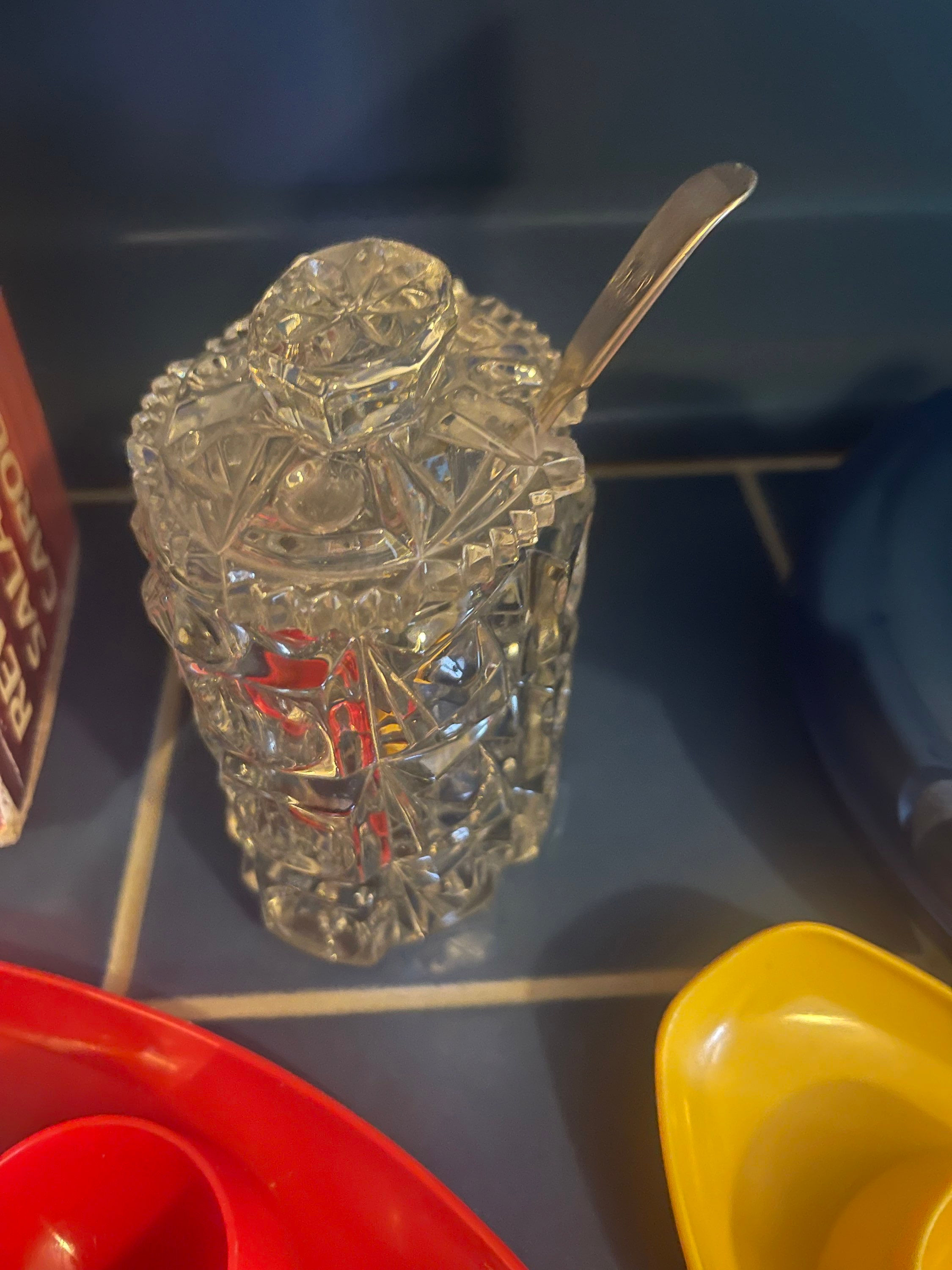 Preserve Jar and Spoon