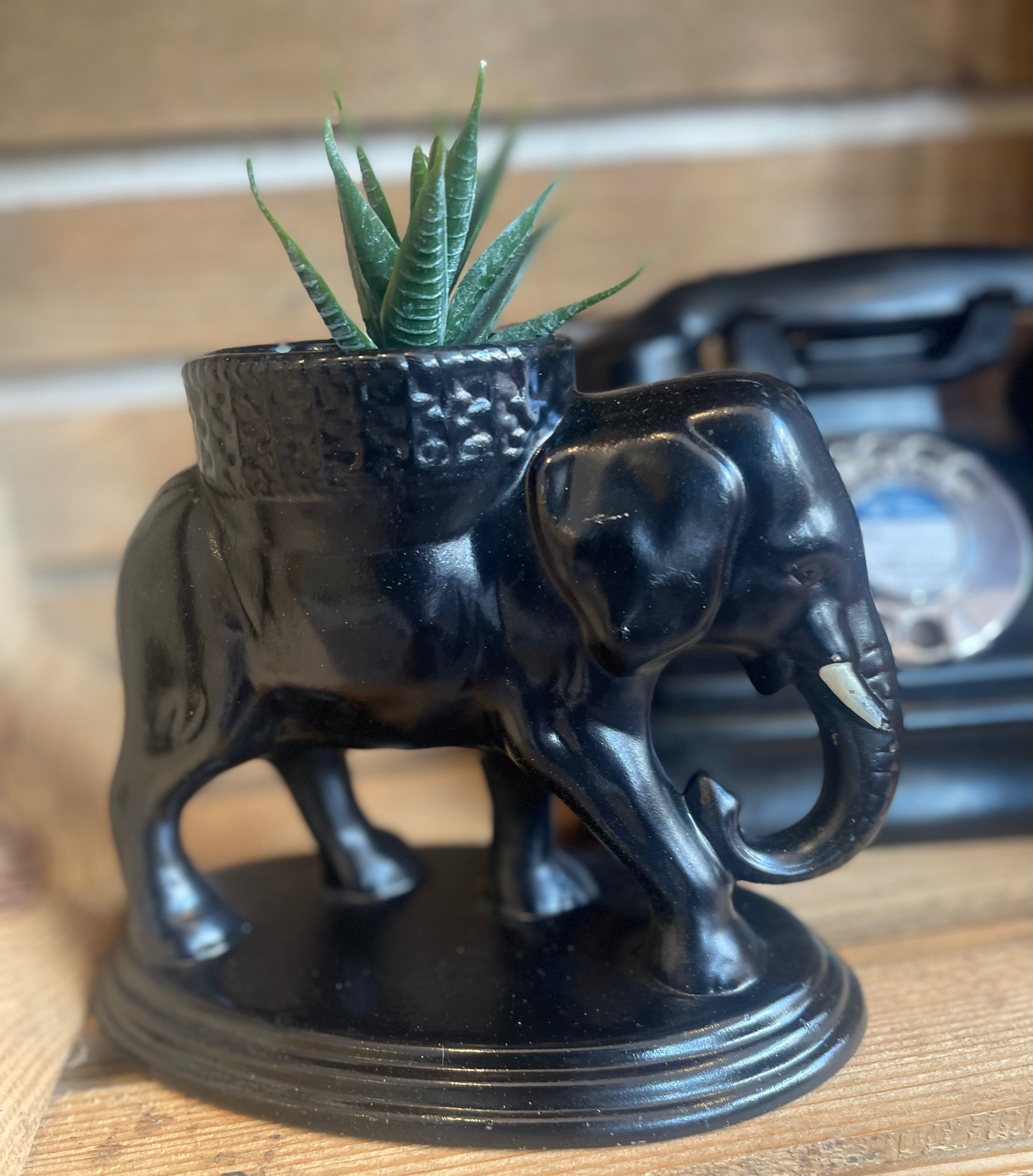  Vintage Elephant  Plant Pot