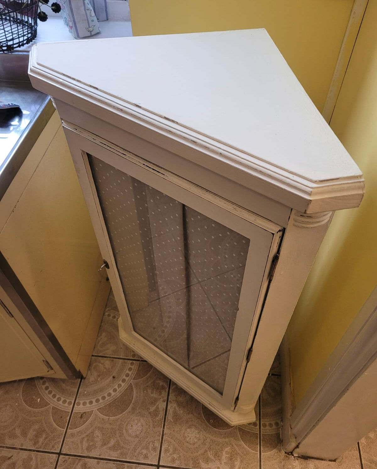 French Corner Cupboard 