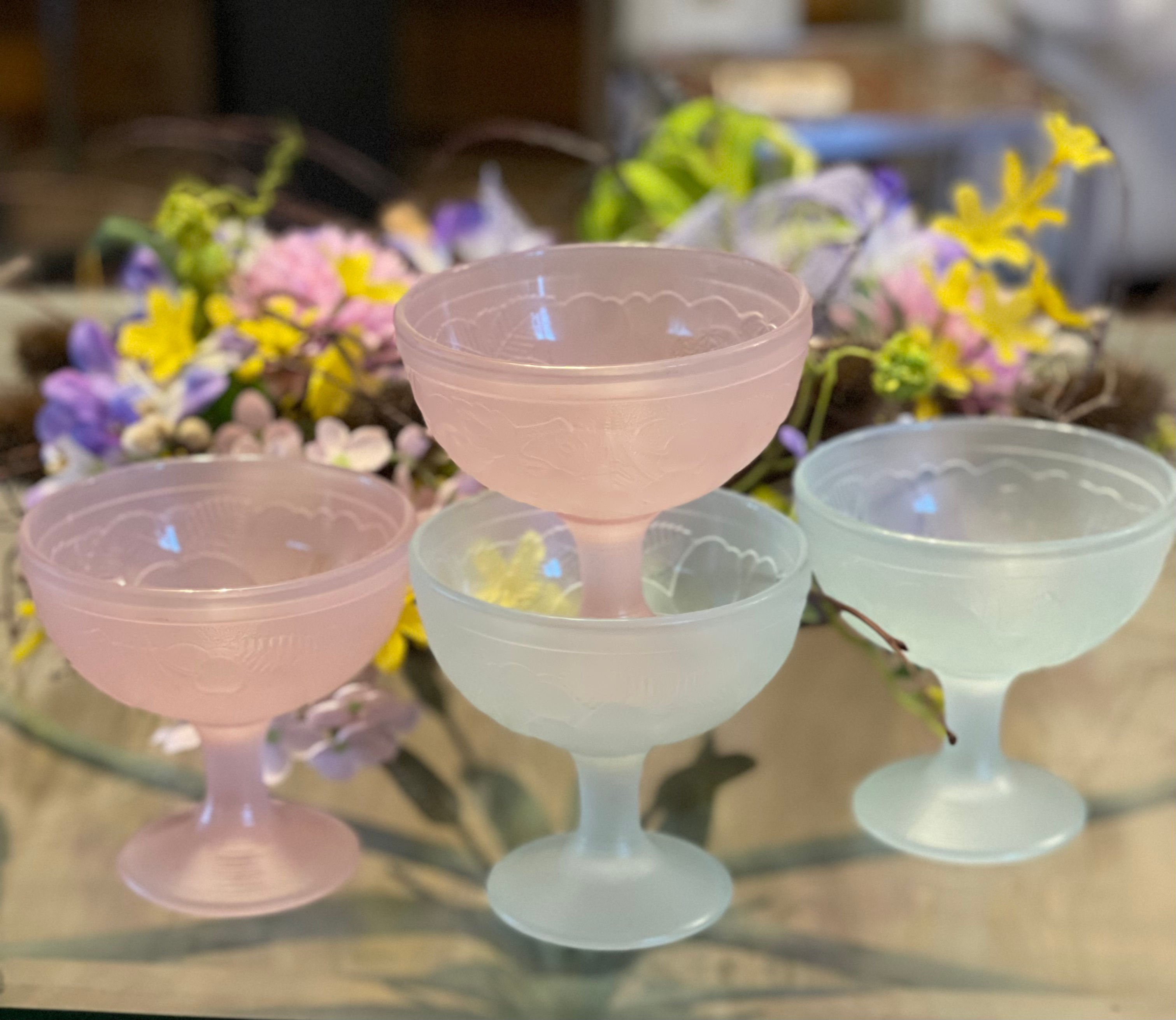 French Sundae Dishes x6