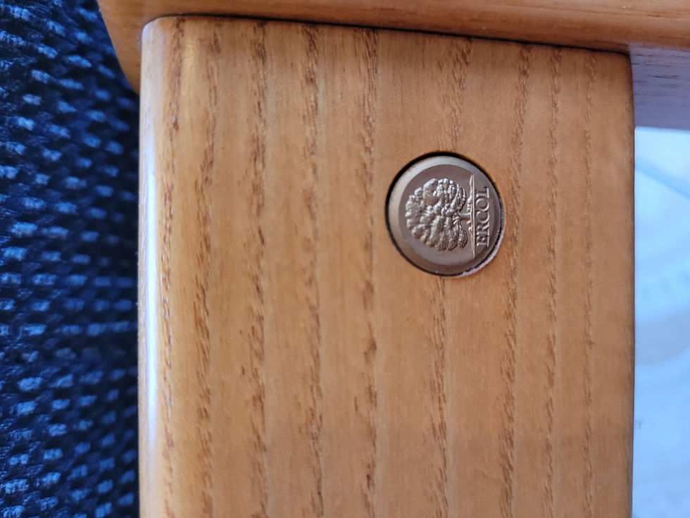 Thumbnail: Vintage Ercol Two Seater & Stool 