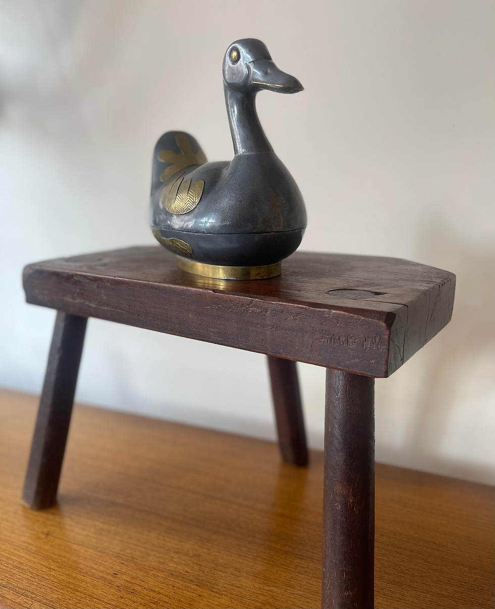 Thumbnail: Antique Milking Stool 