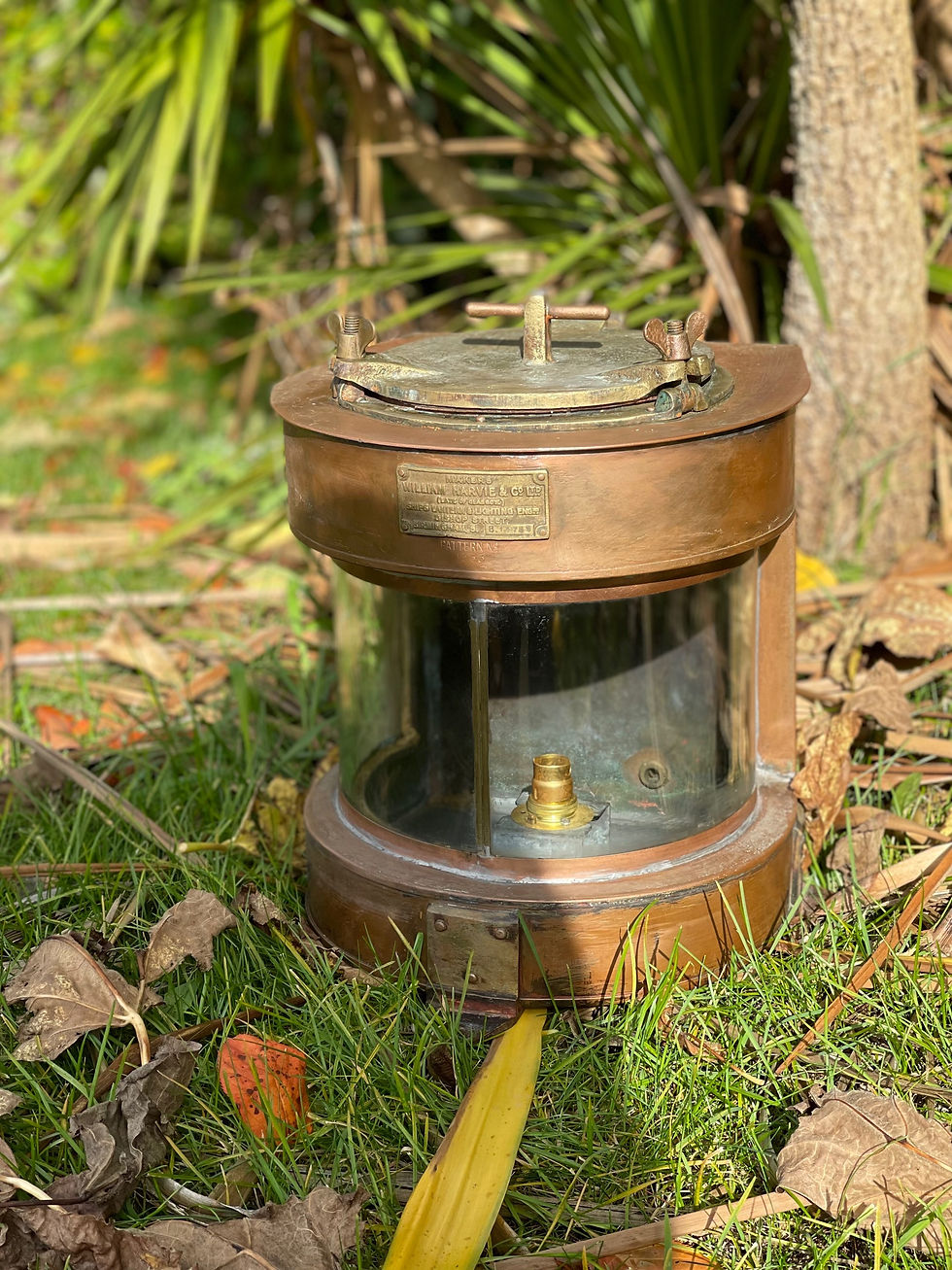 Copper & Brass Ships Lantern