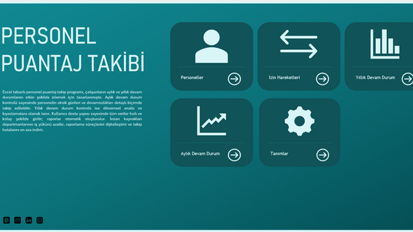 Excel Puantaj Takip Programı