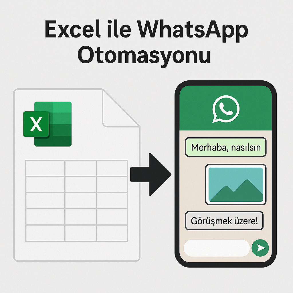 Excel ile WhatsApp'tan Toplu Mesaj ve Resim Gönderme Programı