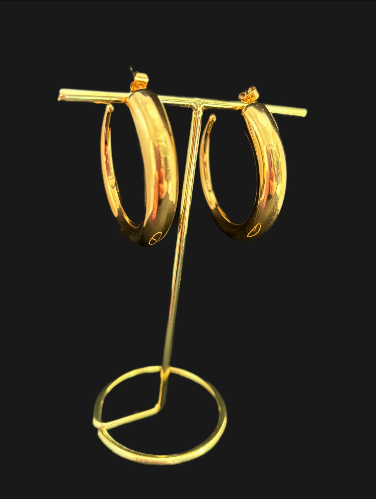 Boucles d’oreilles créoles doré