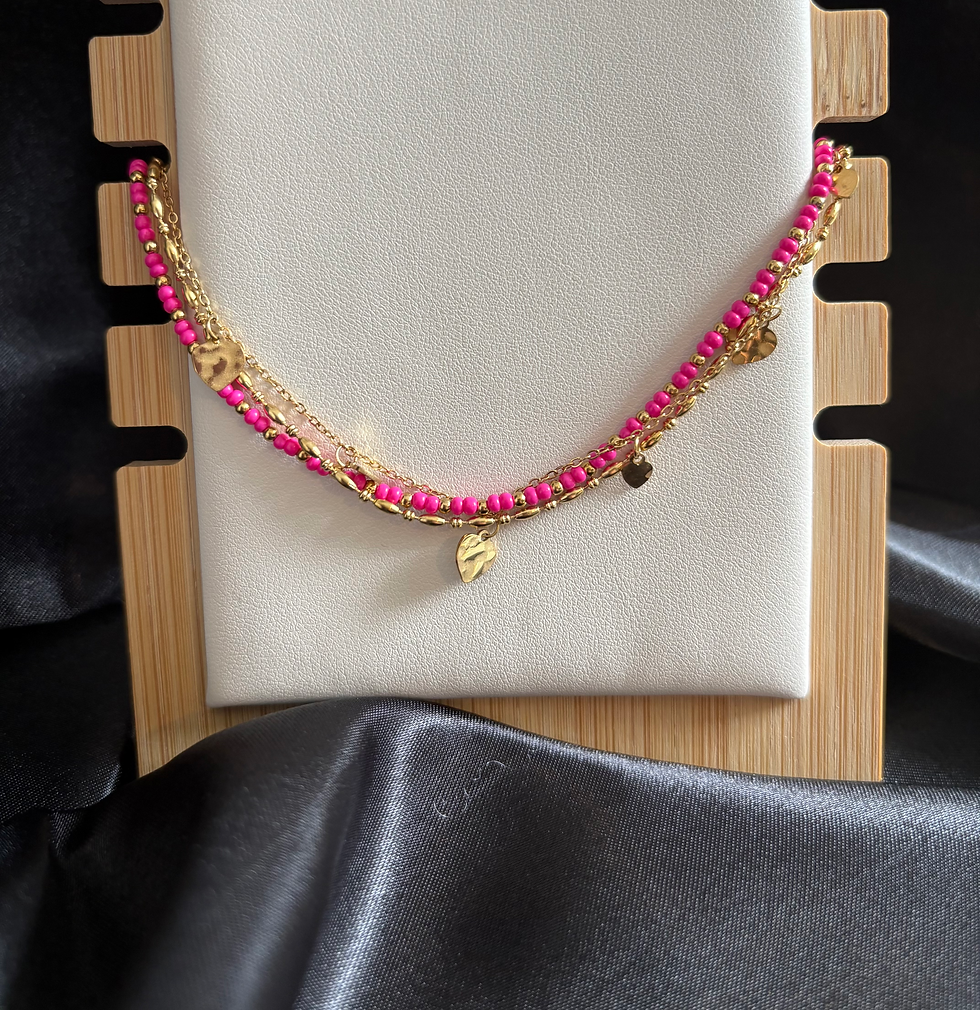 Bracelet éclat de rose