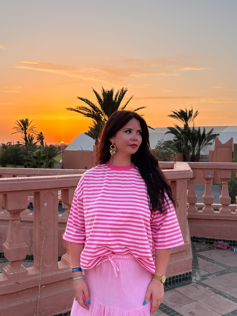 Miniature : Tee-shirt Pink Sunset