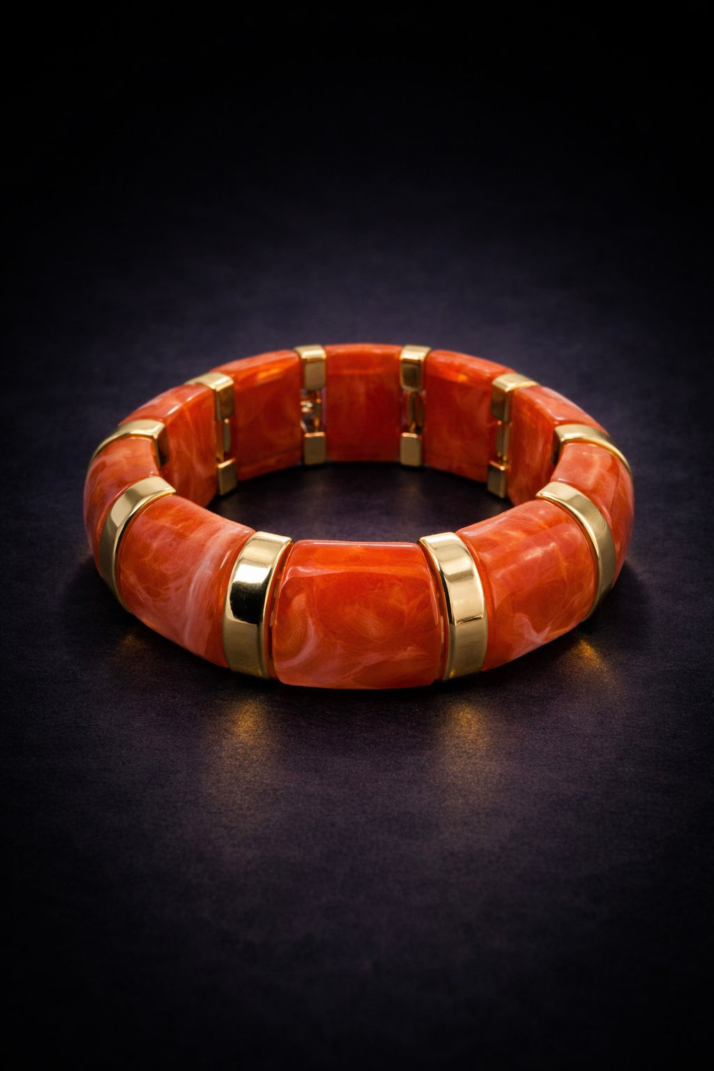 Bracelet Ambréa orange