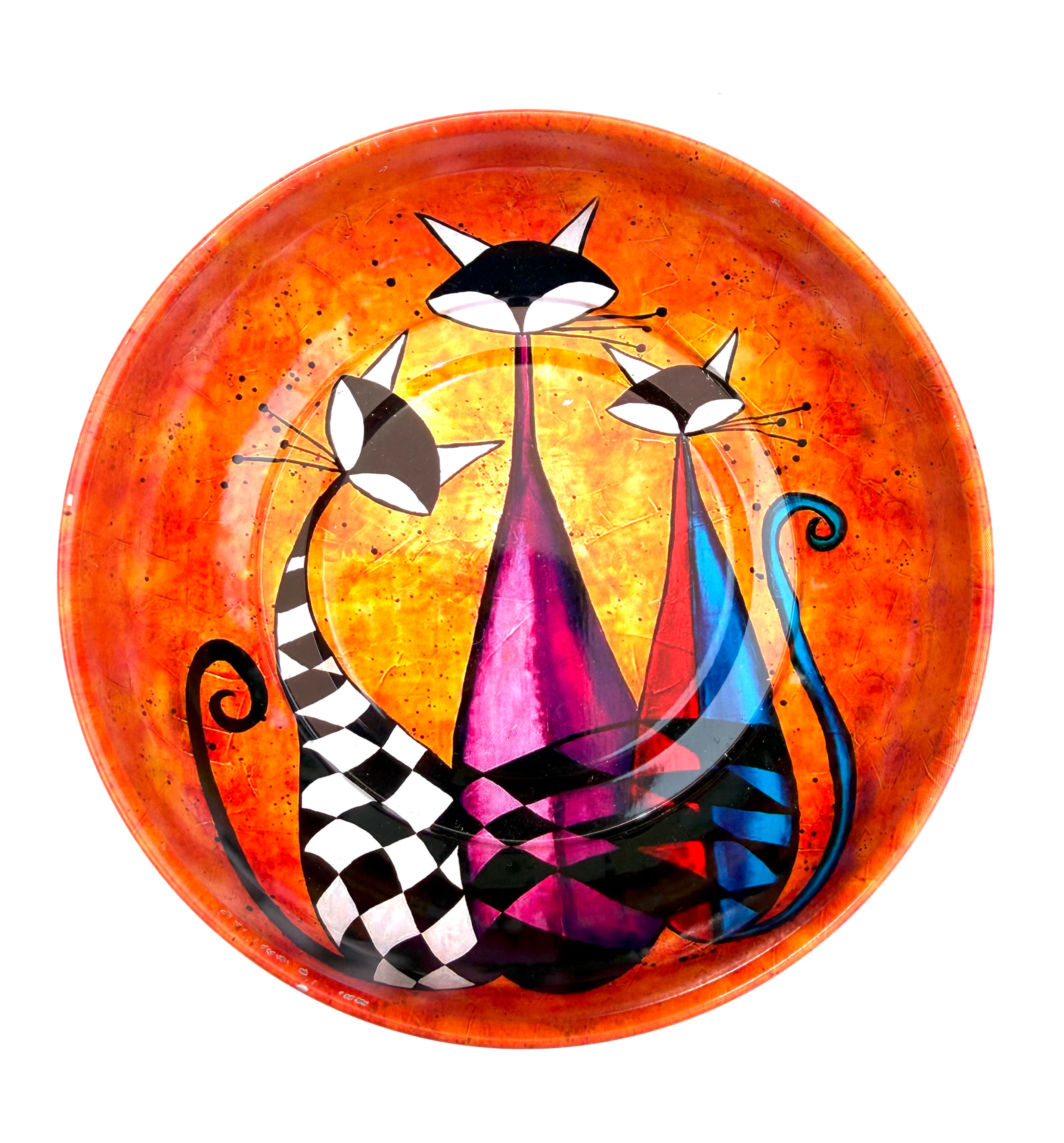 HG-10055 Cats of Istanbul Metal Tin Bowl