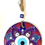 Thumbnail: 14506-D Glass Round Hand Painted Good Luck Evil Eye (Pls See Variations)