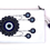 Thumbnail: 12055-M-521 Good Luck Evil Eye Medium Size Bag