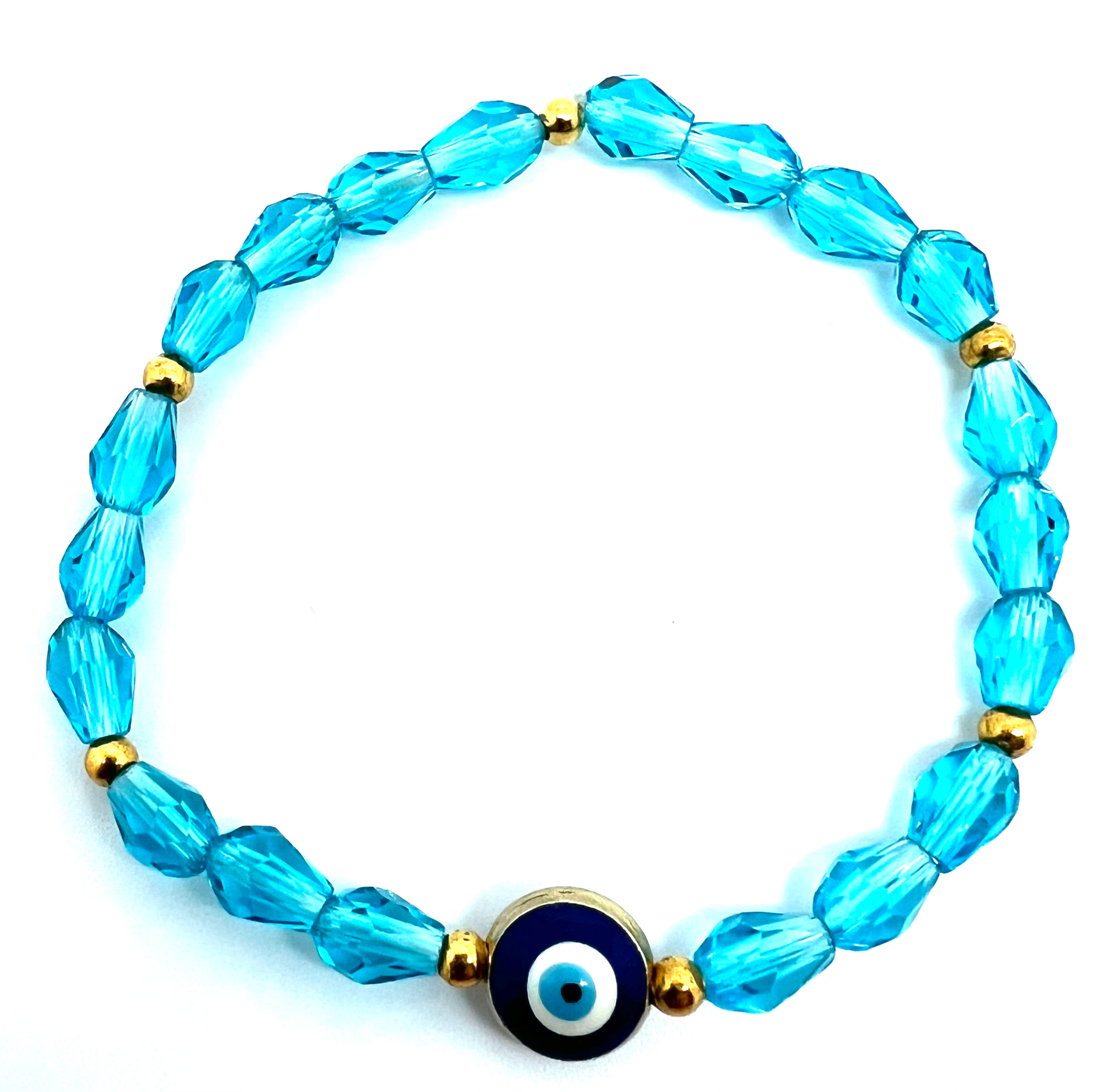 BR-10306 Evil Eye Stretch Bracelet