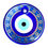 Thumbnail: 14356 Glass Evil Eye Good Luck Wall/Desk Decoration, 4" (CheckVariations