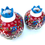 Thumbnail: HG-10009 Set of 2 Ceramic Pomegranate Evil Eye Good Luck Home Decoration