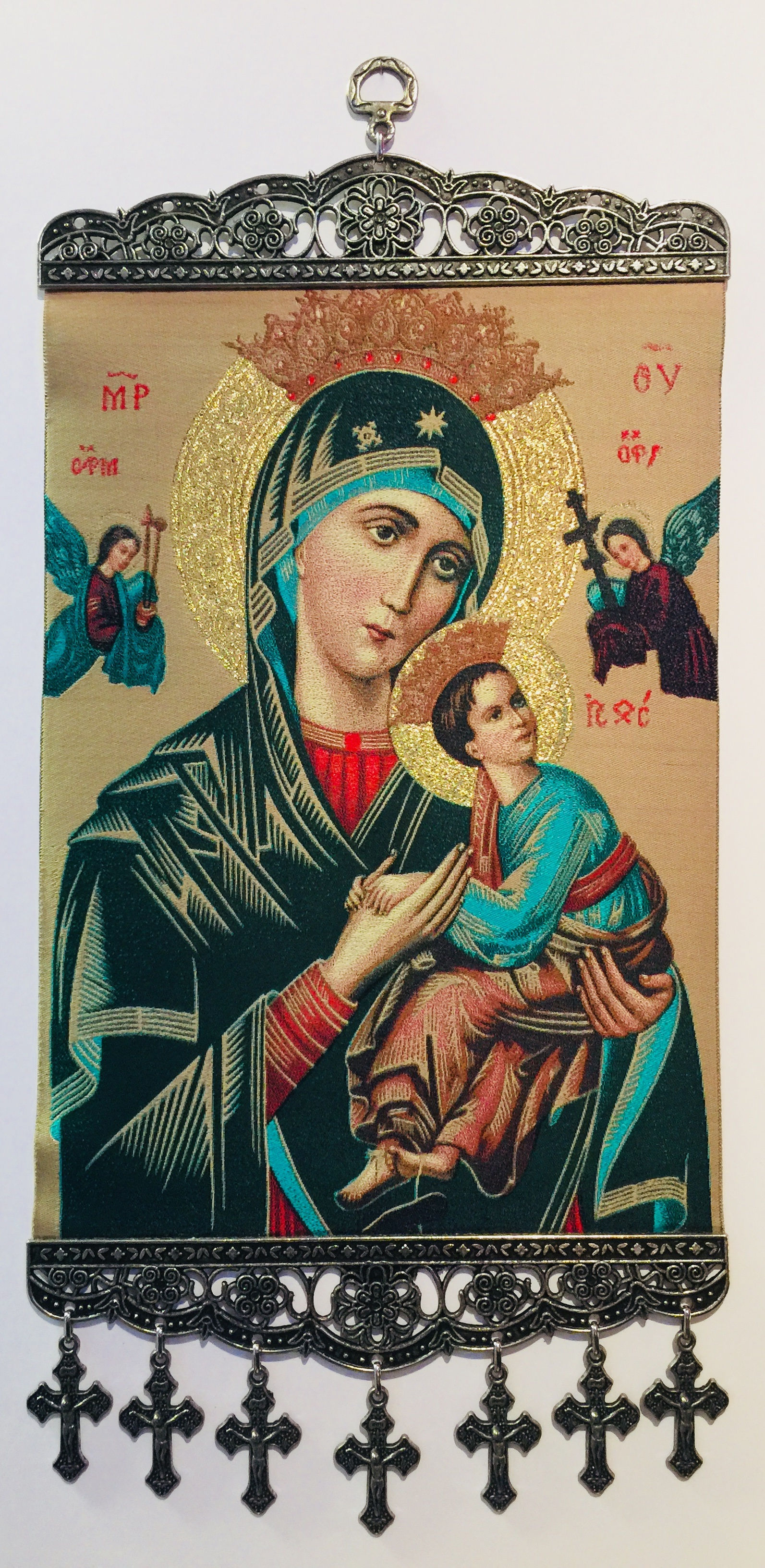 10998-144 Mary and Child Religious Icon, XL