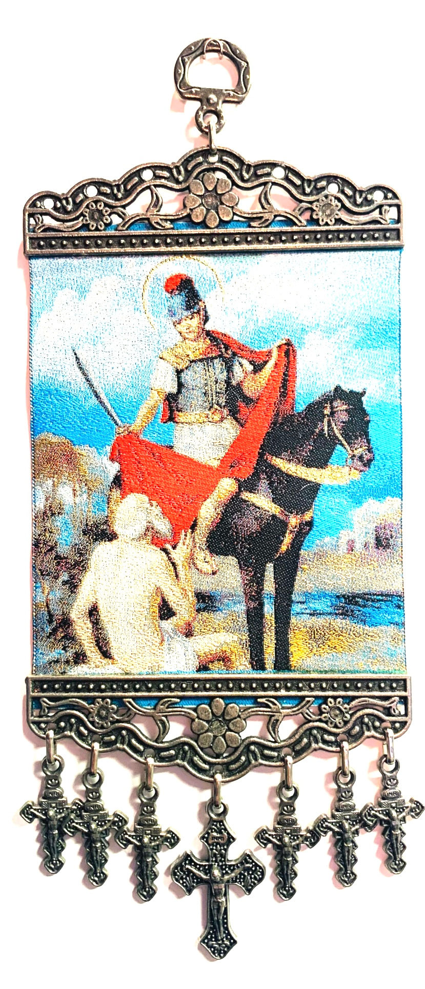 10996-087 St. Martin Caballero (St. Martin of Tours) Religious Icon, Medium