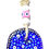 Thumbnail: 14592-A Glass Hamsa Hand Hand Painted Good Luck Evil Eye (Please See Variations)