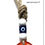 Thumbnail: 18013 Glass Orange Good Luck Evil Eye Wall Decoration