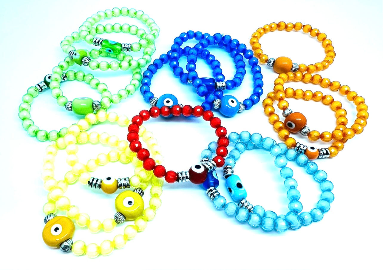 BR-10100 Assorted 100 pieces Stretch Bracelet