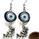 Thumbnail: EAR-10024 Shark Evil Eye Earring