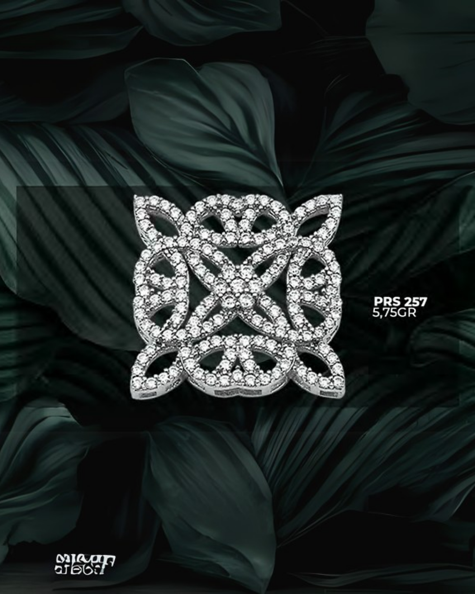 Zarif Geometrik Broş / Kemer Tokası – 5,75 GR