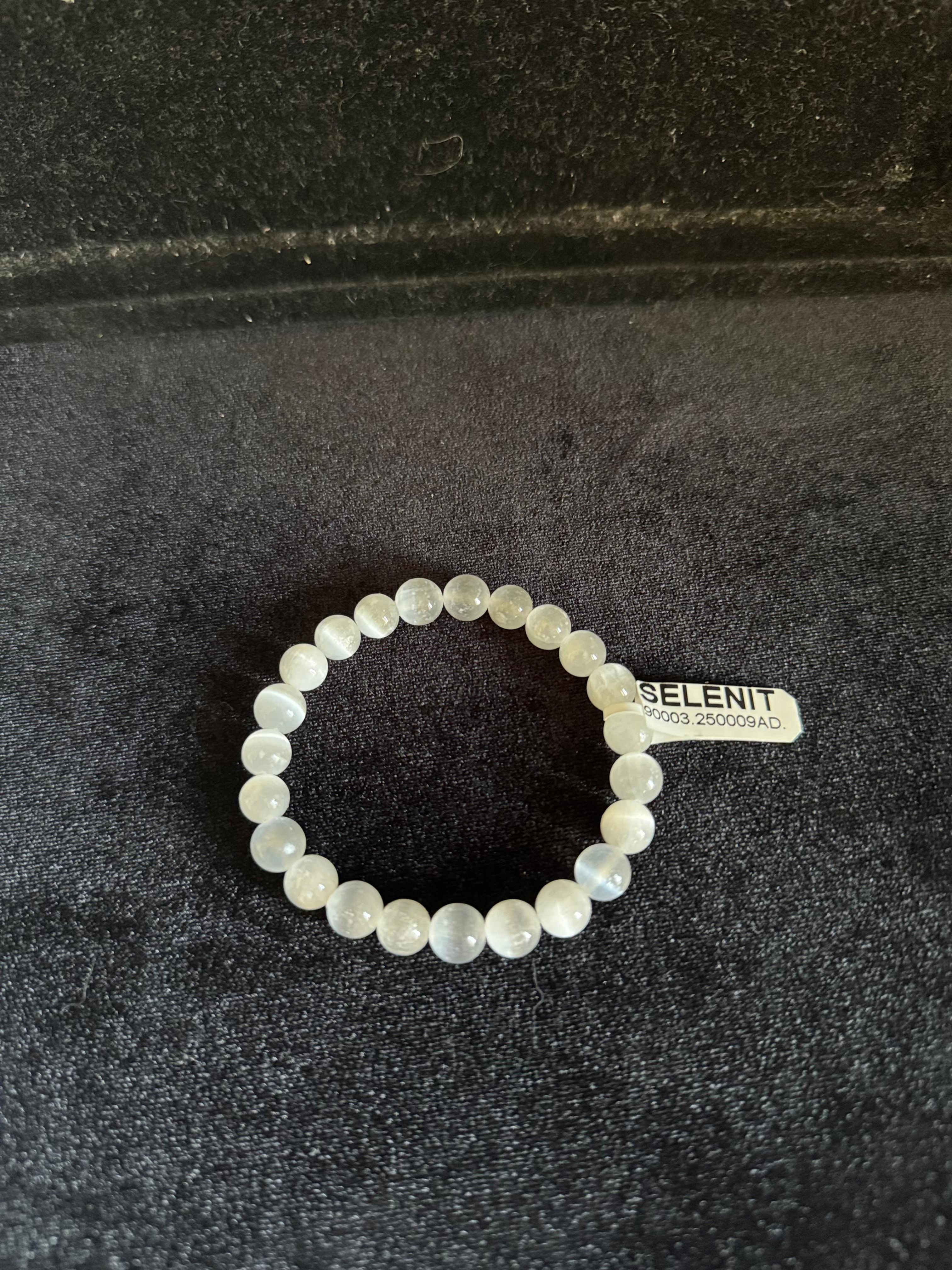 Natural Selenite Stone Bracelet