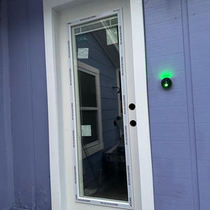 Door repair and replacement - Before & After – click the photo.