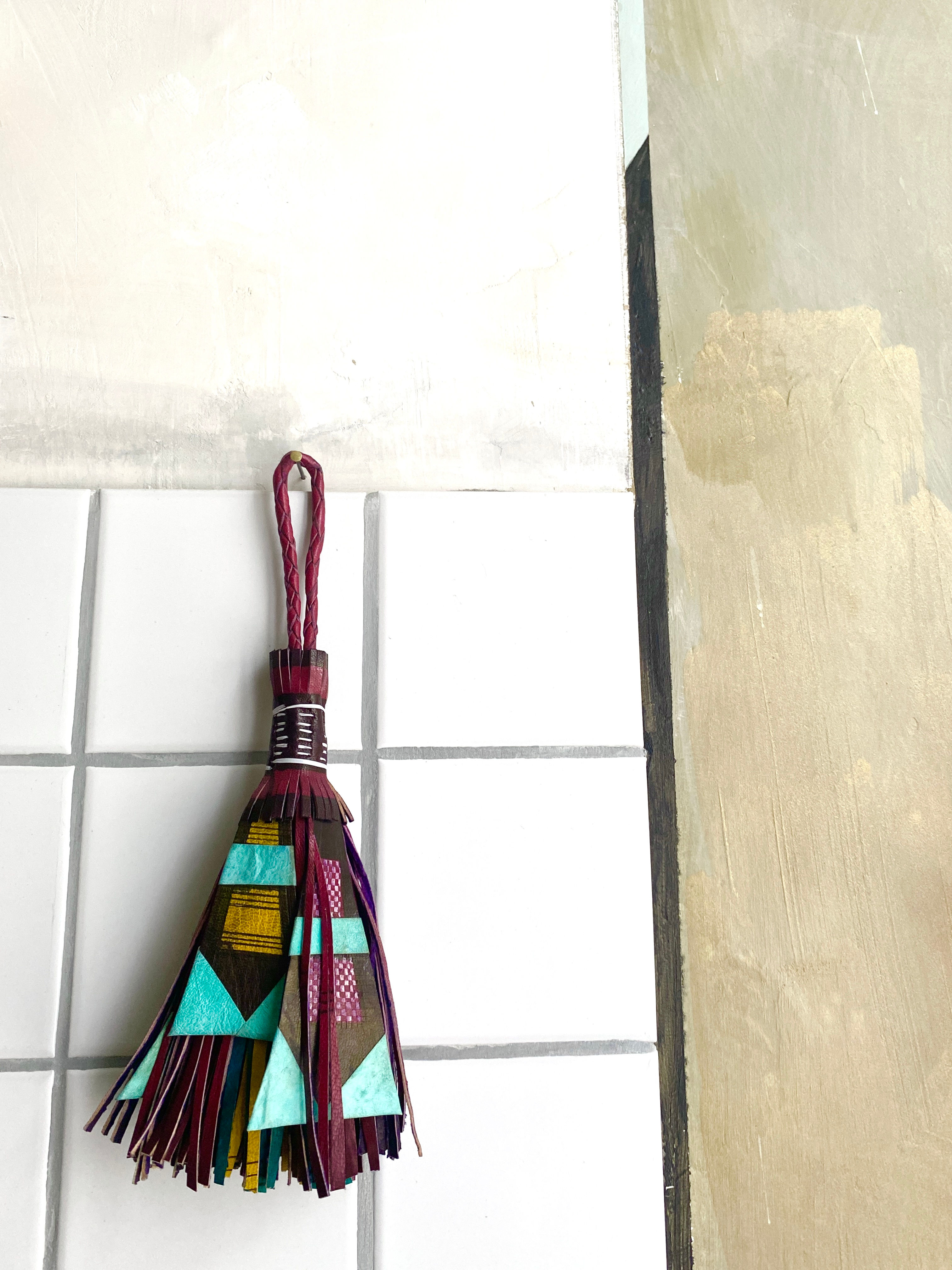 TUAREG LEATHER TASSEL