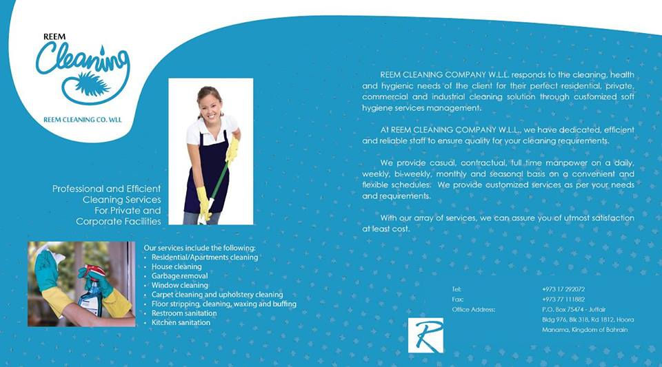 Cleaning Company Profile Page