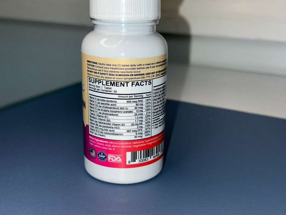 Miniatura: Nat7Vidas Daily Wellness Multivitamin supplement bottle