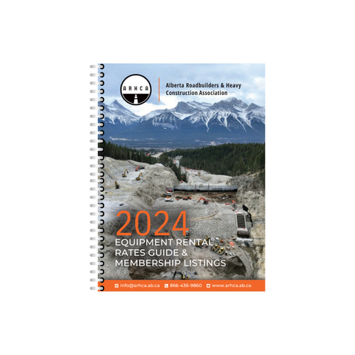 2024 Equipment Rental Rates Guide and Member Rosters ARHCA