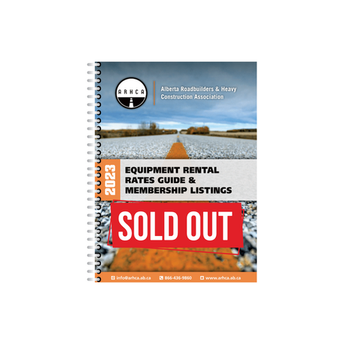 2023 Equipment Rental Rates Guide and Member Rosters Member Rate ARHCA