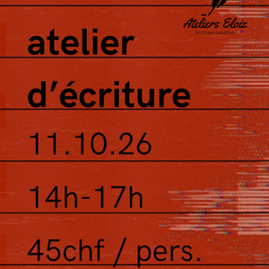 atelier d'écriture