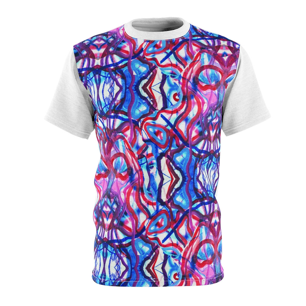Thumbnail: Mpompompo Unisex AOP Cut & Sew Tee