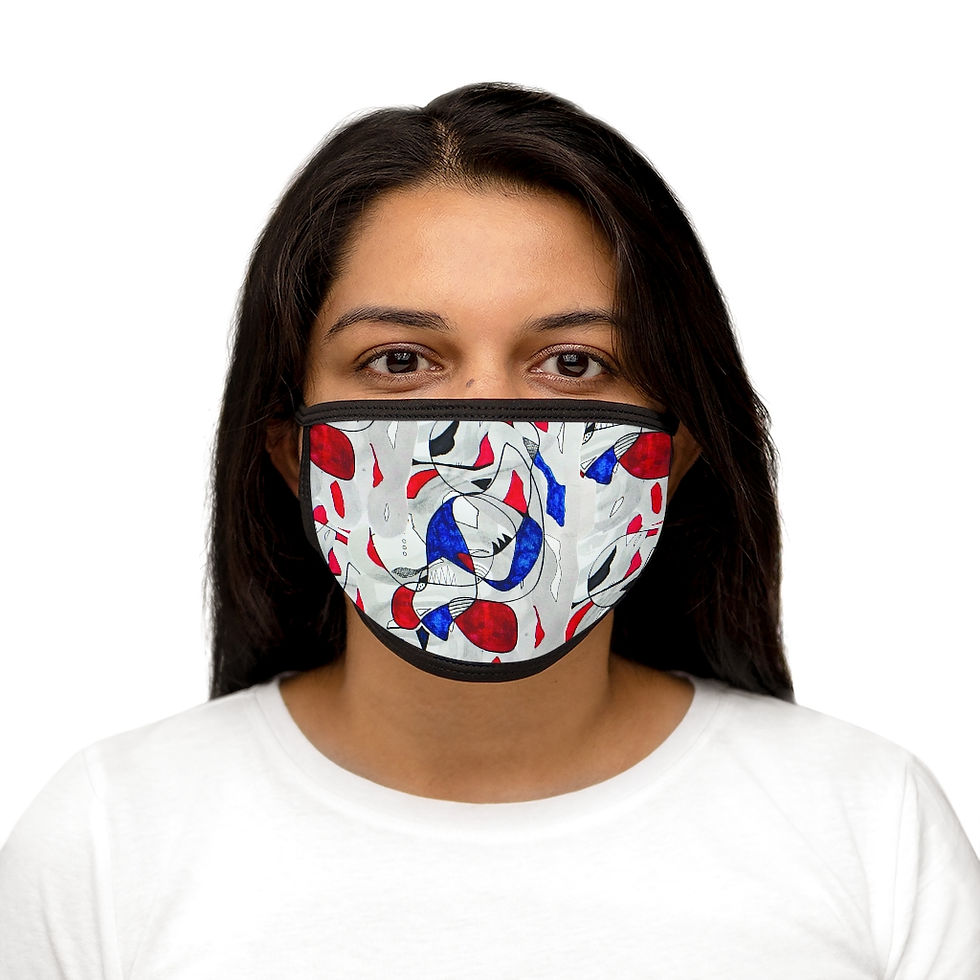 Thumbnail: RhoRho 3 Mixed-Fabric Face Mask