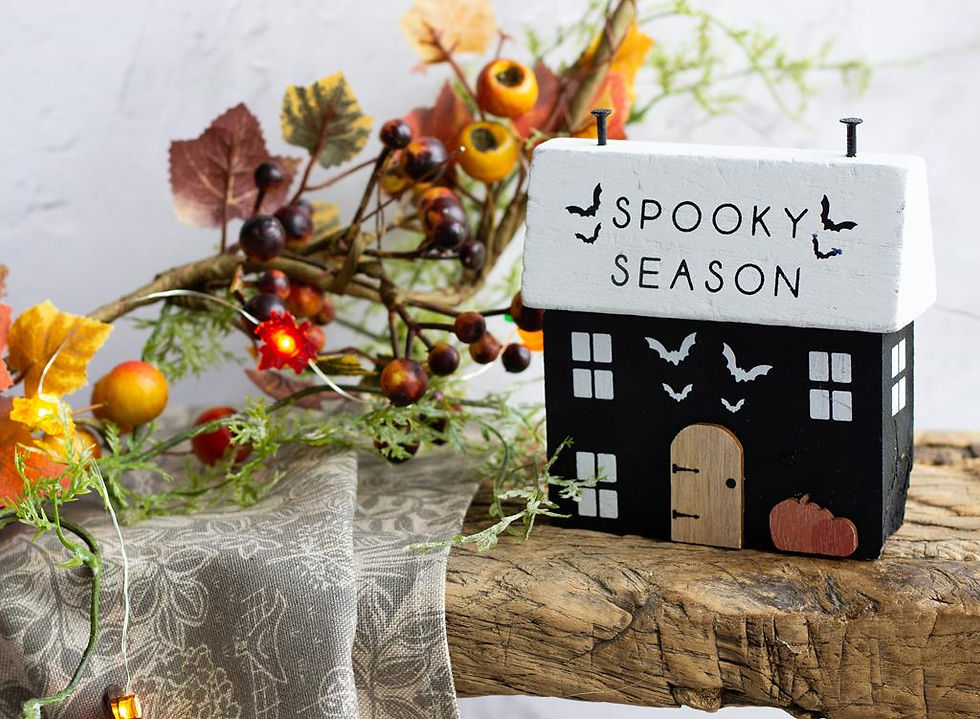 Thumbnail: Spooky Season Wooden House