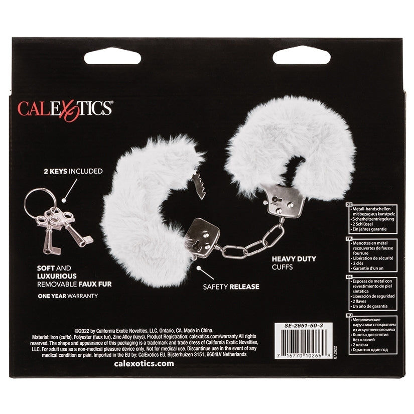 Thumbnail: Ultra Fluffy Furry Cuffs-White