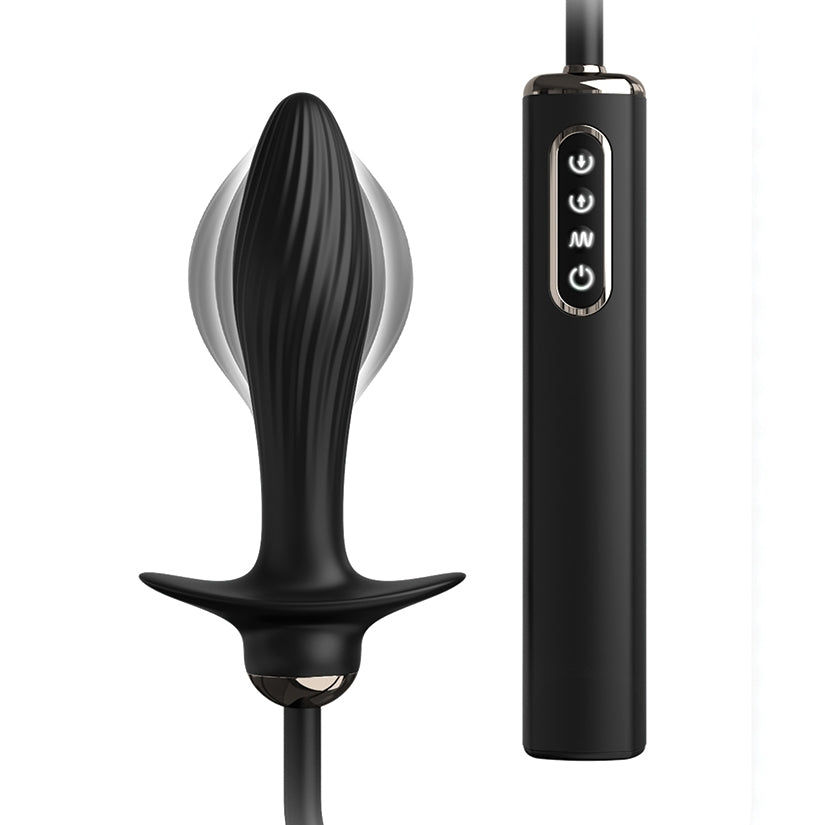 Thumbnail: Anal Fantasy Elite Auto Throb Inflatable Vibrating Plug-Black