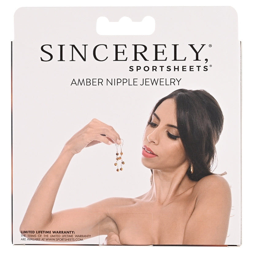 Thumbnail: Sincerely Amber Nipple Jewelry