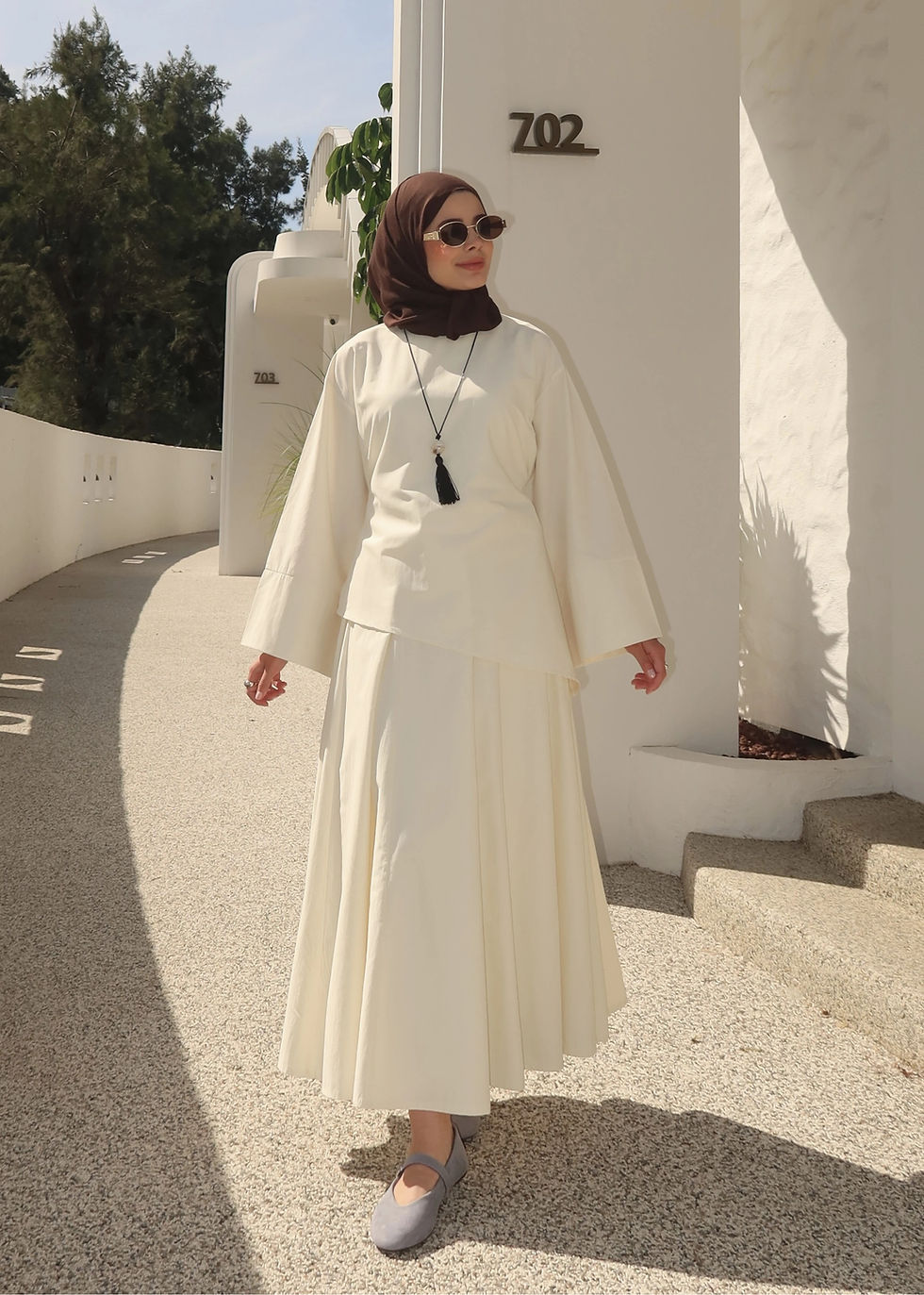 Thumbnail: Two piece skirt set