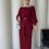 Thumbnail: Two piece bordo dress 