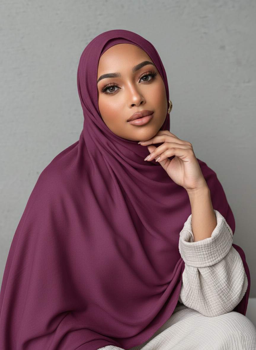 Thumbnail: Palin modal hijab with undercap