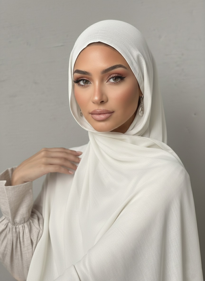 Thumbnail: Plain modal hijab