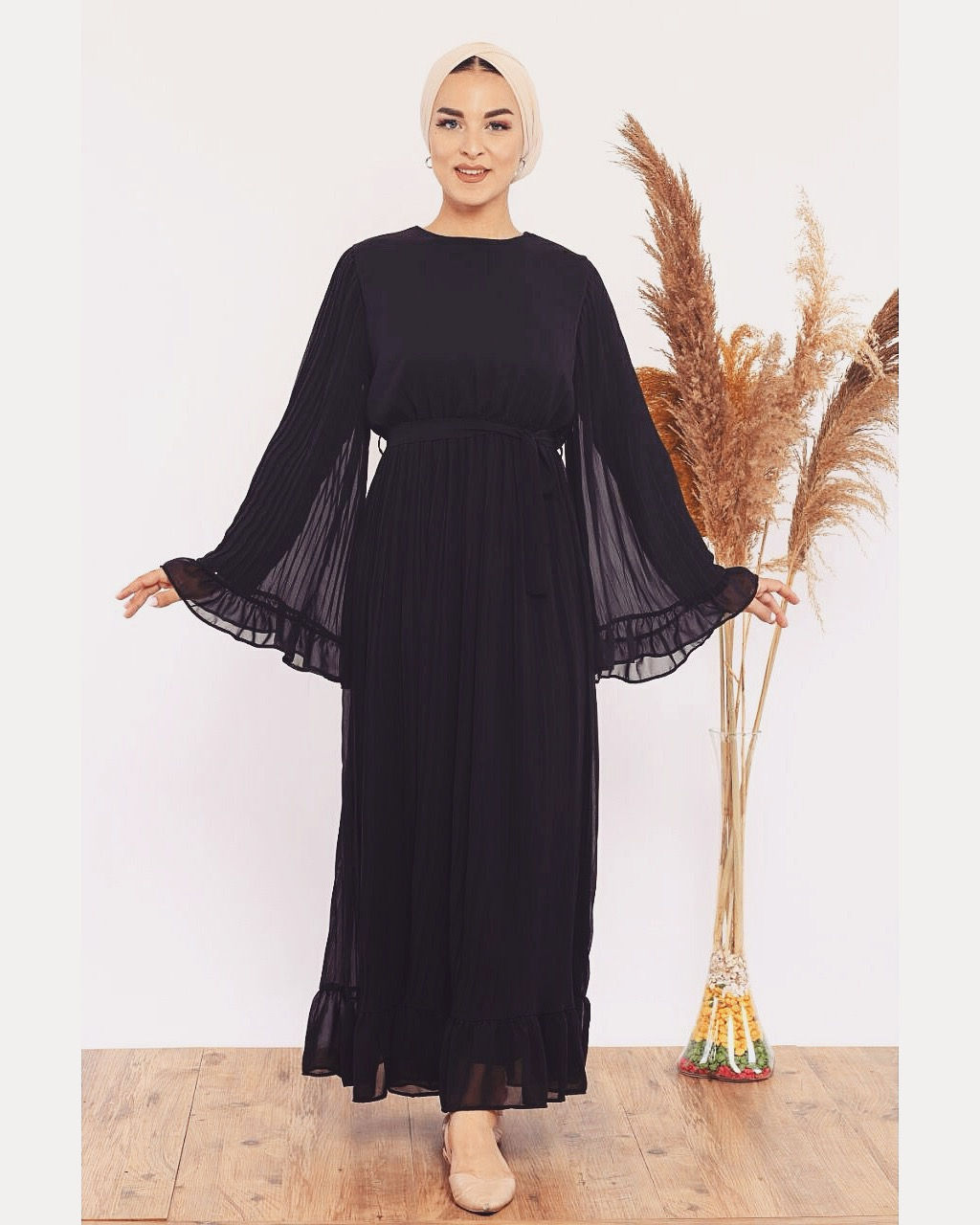 Chiffon fully lined Maxi dress