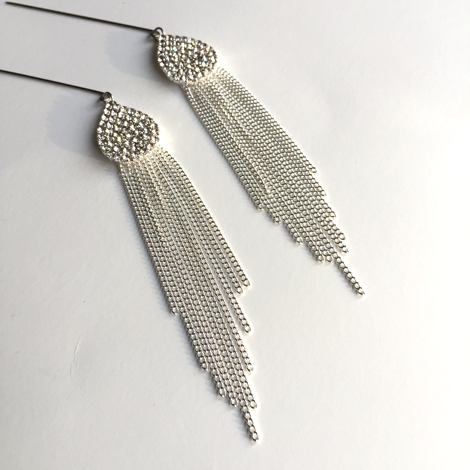 CZ31 - Cubic Zirconia Leaf