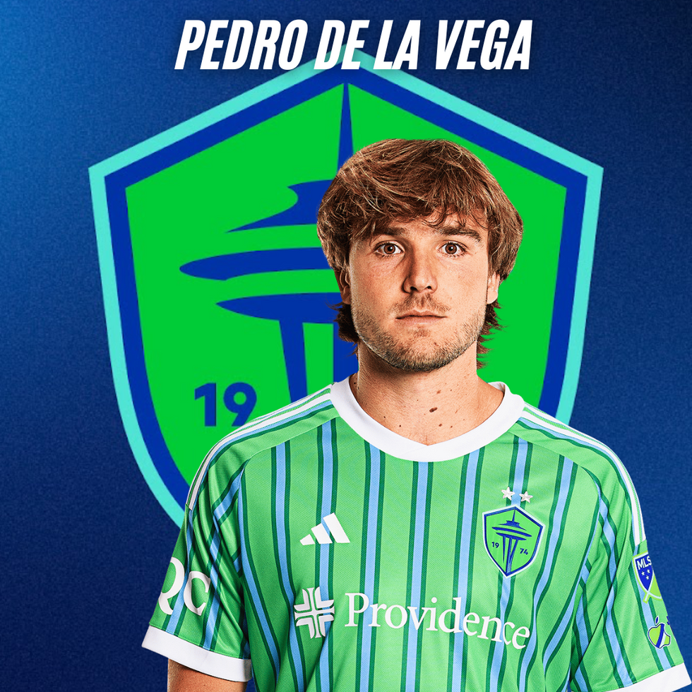 Pedro de la Vega juega en Seattle Sounders FC desde 2024.