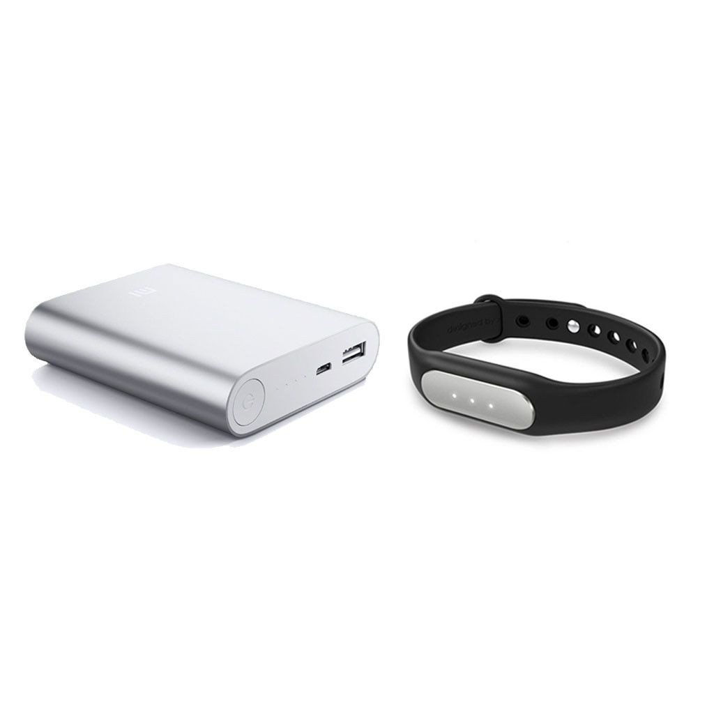 Xiaomi Mi Power Bank 10,000mAh + Xiaomi Mi Band 1