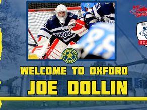 Joe Dollin Completes Oxford City Stars' Goaltending Dream Team