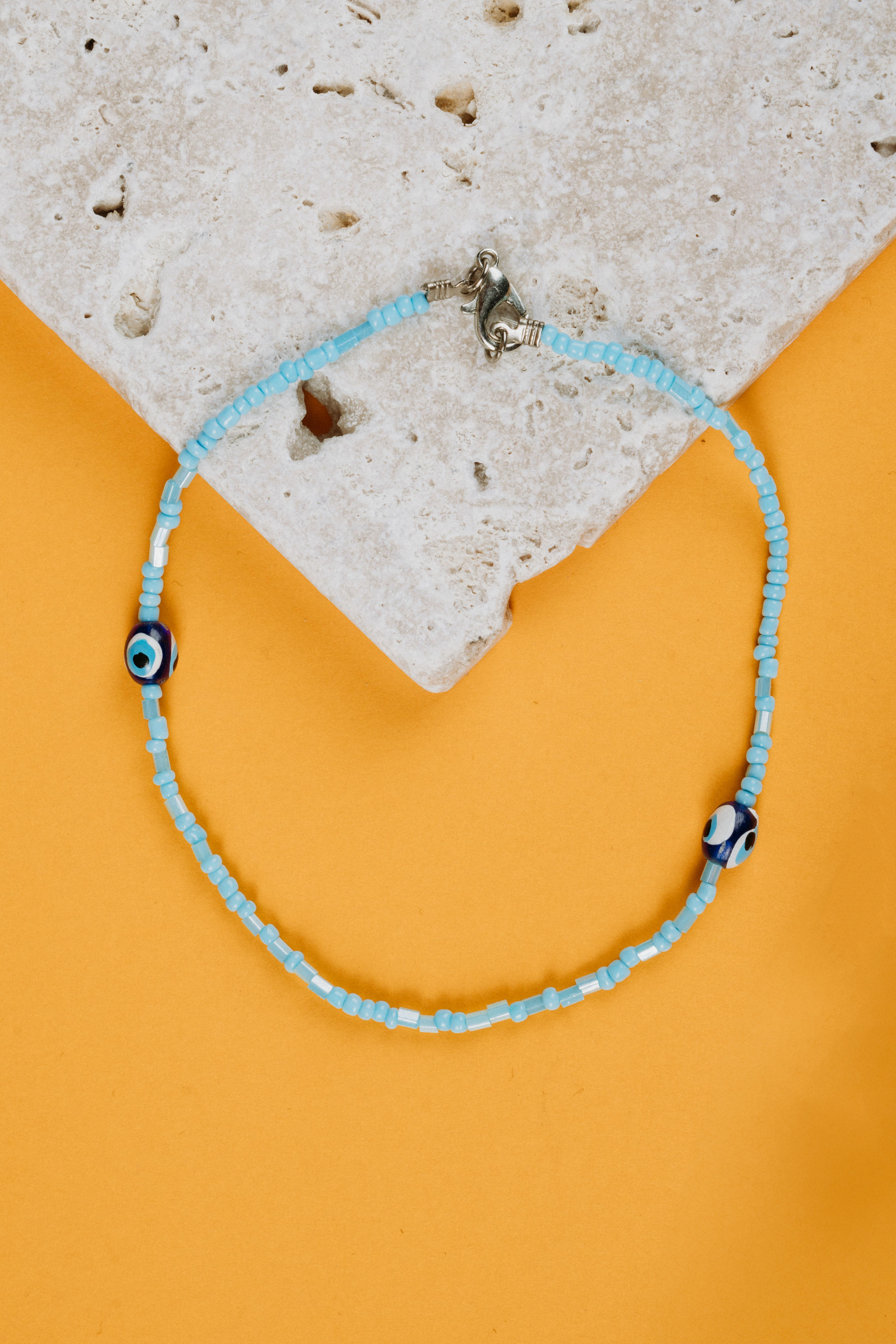 Çift Nazar Boncuklu Halhal